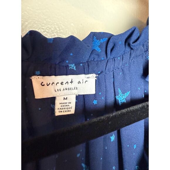 Anthropologie Current Air Aurelie Pleated Mini Dress Sz. M - Picture 3 of 7